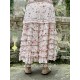 skirt / petticoat SELENA ecru cotton voile with flower print Les Ours - 2