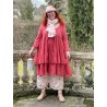 dress SOLINE raspberry cotton voile Les Ours - 17