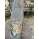 jean's Floral Embroidered O'Keefe Denims in Washed Indigo Magnolia Pearl - 22
