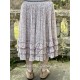 jupe / jupon ANGELIQUE voile de coton bleu gris à imprimé fleurs Les Ours - 8