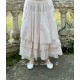 skirt / petticoat MADELEINE white cotton with small red dots Les Ours - 2
