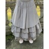 skirt / petticoat MADELEINE blue gray cotton with small red dots Les Ours - 1