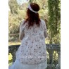 tunique EVY voile de coton écru à imprimé fleurs Les Ours - 4
