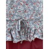 veste courte NOÉ flex bleu gris à imprimé fleurs Les Ours - 14
