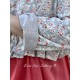 veste courte NOÉ flex bleu gris à imprimé fleurs Les Ours - 16