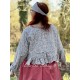 veste courte NOÉ flex bleu gris à imprimé fleurs Les Ours - 2