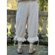 panty / pantalon ROBERT coton blanc à petits pois rouges Les Ours - 9