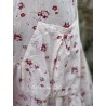dress INA ecru cotton with flower print Les Ours - 14