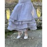 skirt / petticoat MADELEINE blue gray organza Les Ours - 2