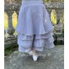 skirt / petticoat MADELEINE blue gray organza Les Ours - 4