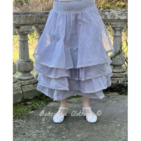 jupe / jupon MADELEINE organza bleu gris Les Ours - 1