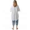 panty / pantalon 11376 voile de coton Bleu à fleurs Ewa i Walla - 11