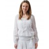chemisier 44832 organdie Blanc Ewa i Walla - 15