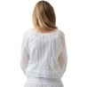 chemisier 44832 organdie Blanc Ewa i Walla - 16