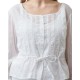 chemisier 44832 organdie Blanc Ewa i Walla - 17