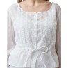 chemisier 44832 organdie Blanc Ewa i Walla - 17