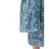 robe 55735 voile de coton Bleu à fleurs Ewa i Walla - 17