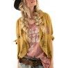 veste Rainwater Native in Saddle Magnolia Pearl - 17