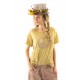 T-shirt Peace Applique in Marigold Magnolia Pearl - 9