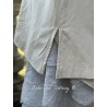 long jacket 66365 Cream cotton twill Ewa i Walla - 22