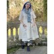 écharpe 77542 voile de coton Bleu à fleurs Ewa i Walla - 4