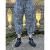 panty / pantalon 11376 voile de coton Bleu à fleurs Ewa i Walla - 2