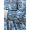 tunique 44835 voile de coton Bleu à fleurs Ewa i Walla - 15