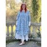 tunique 44835 voile de coton Bleu à fleurs Ewa i Walla - 1