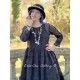 robe 55754 organdie Noir Ewa i Walla - 8