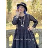 robe 55754 organdie Noir Ewa i Walla - 8