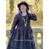 robe 55754 organdie Noir Ewa i Walla - 9