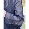 robe 55754 organdie Noir Ewa i Walla - 13