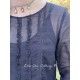 robe 55754 organdie Noir Ewa i Walla - 15
