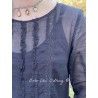 robe 55754 organdie Noir Ewa i Walla - 15