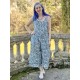 combinaison 11377 voile de coton Bleu à fleurs Ewa i Walla - 1