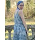 combinaison 11377 voile de coton Bleu à fleurs Ewa i Walla - 6