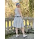 gilet 33325 coton Écru à rayures bleues Ewa i Walla - 10