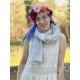 écharpe 77542 voile de coton Bleu clair Ewa i Walla - 6