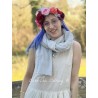 écharpe 77542 voile de coton Bleu clair Ewa i Walla - 6