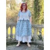 robe 55735 voile de coton Bleu à fleurs Ewa i Walla - 8