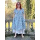 robe 55735 voile de coton Bleu à fleurs Ewa i Walla - 1