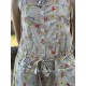 combinaison 11377 voile de coton Jaune à fleurs Ewa i Walla - 7