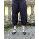 panty / pantalon 11376 voile de coton Noir Ewa i Walla - 2