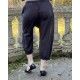 panty / pantalon 11376 voile de coton Noir Ewa i Walla - 4