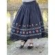 jupe 22135 coton Noir Ewa i Walla - 2