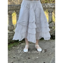 skirt / petticoat 22153 Light blue hard voile