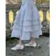 skirt / petticoat 22153 Light blue hard voile Ewa i Walla - 3