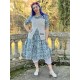 robe 55735 voile de coton Bleu à fleurs Ewa i Walla - 14