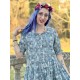 robe 55735 voile de coton Bleu à fleurs Ewa i Walla - 11