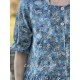 robe 55735 voile de coton Bleu à fleurs Ewa i Walla - 20